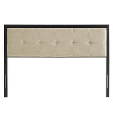 Teagan Tufted Twin Headboard Black Beige MOD-6172-BLK-BEI