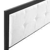 Teagan Tufted Twin Headboard Black White MOD-6172-BLK-WHI