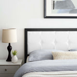 Teagan Tufted Twin Headboard Black White MOD-6172-BLK-WHI