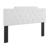 Juliet Tufted Full/Queen Performance Velvet Headboard White MOD-6185-WHI