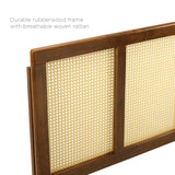 Delmare Cane Full Headboard Walnut MOD-6200-WAL