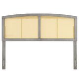 Halcyon Cane Full Headboard Gray MOD-6203-GRY