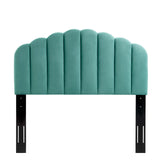 Veronique King/California King Performance Velvet Headboard Teal MOD-6208-TEA