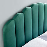 Veronique King/California King Performance Velvet Headboard Teal MOD-6208-TEA