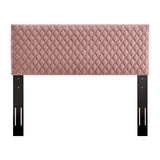 Angela King Performance Velvet Headboard Dusty Rose MOD-6211-DUS