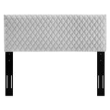 Angela King Performance Velvet Headboard Light Gray MOD-6211-LGR