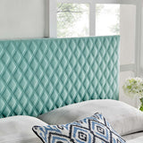 Angela King Performance Velvet Headboard Mint MOD-6211-MIN