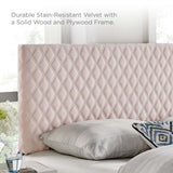 Angela King Performance Velvet Headboard Pink MOD-6211-PNK