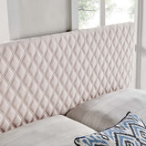 Angela King Performance Velvet Headboard Pink MOD-6211-PNK