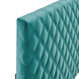 Angela King Performance Velvet Headboard Teal MOD-6211-TEA