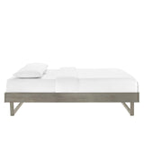 Billie Full Wood Platform Bed Frame Gray MOD-6213-GRY