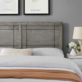 Archie Twin Wood Headboard Gray MOD-6220-GRY