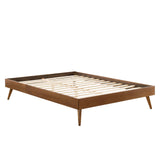 Margo Twin Wood Platform Bed Frame Walnut MOD-6228-WAL