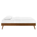 Margo Twin Wood Platform Bed Frame Walnut MOD-6228-WAL