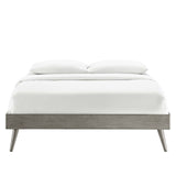 Margo Full Wood Platform Bed Frame Gray MOD-6229-GRY