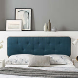 Collins Tufted Full Fabric and Wood Headboard Gray Azure MOD-6233-GRY-AZU