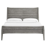 Georgia Queen Wood Platform Bed Gray MOD-6238-GRY