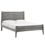 Georgia King Wood Platform Bed