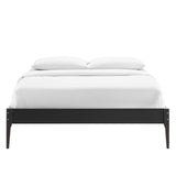 June Full Wood Platform Bed Frame Black MOD-6245-BLK