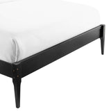 June Full Wood Platform Bed Frame Black MOD-6245-BLK
