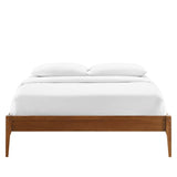 June Full Wood Platform Bed Frame Walnut MOD-6245-WAL