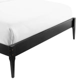 June Queen Wood Platform Bed Frame Black MOD-6246-BLK