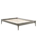 June Queen Wood Platform Bed Frame Gray MOD-6246-GRY