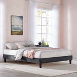 Reign Full Performance Velvet Platform Bed Frame Charcoal MOD-6265-CHA