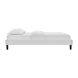 Reign King Performance Velvet Platform Bed Frame Light Gray MOD-6267-LGR