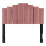 Noelle Performance Velvet Twin Headboard Dusty Rose MOD-6276-DUS