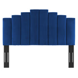 Noelle Performance Velvet Twin Headboard Navy MOD-6276-NAV