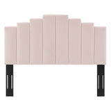 Noelle Performance Velvet Twin Headboard Pink MOD-6276-PNK