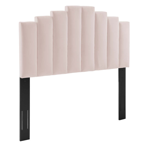 Noelle Performance Velvet King/California King Headboard Pink MOD-6278-PNK