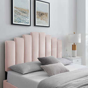 Noelle Performance Velvet King/California King Headboard Pink MOD-6278-PNK