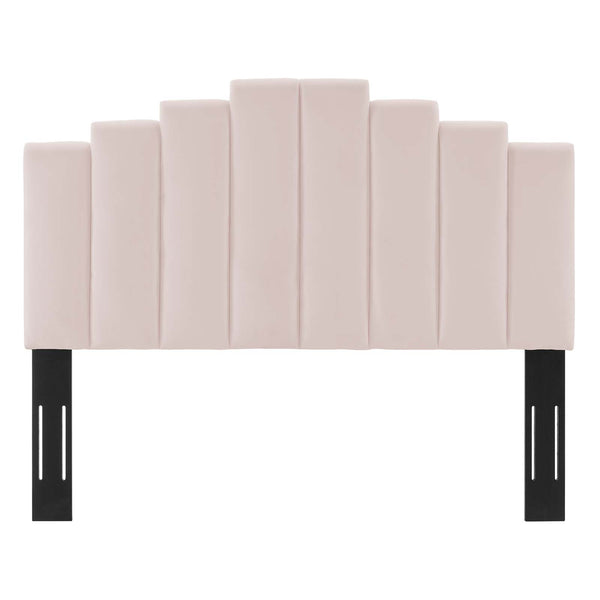 Noelle Performance Velvet King/California King Headboard Pink MOD-6278-PNK