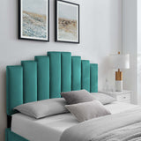 Noelle Performance Velvet King/California King Headboard Teal MOD-6278-TEA