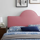 Dawn Twin Performance Velvet Headboard Dusty Rose MOD-6302-DUS