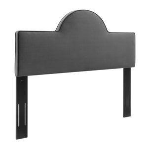 Dawn Full/Queen Performance Velvet Headboard Charcoal MOD-6303-CHA