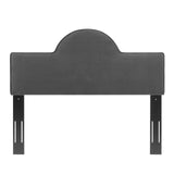 Dawn Full/Queen Performance Velvet Headboard Charcoal MOD-6303-CHA