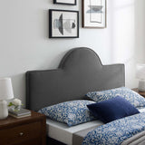 Dawn Full/Queen Performance Velvet Headboard Charcoal MOD-6303-CHA