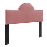 Dawn Full/Queen Performance Velvet Headboard Dusty Rose MOD-6303-DUS