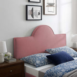 Dawn Full/Queen Performance Velvet Headboard Dusty Rose MOD-6303-DUS