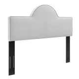 Dawn Full/Queen Performance Velvet Headboard Light Gray MOD-6303-LGR