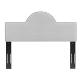 Dawn Full/Queen Performance Velvet Headboard Light Gray MOD-6303-LGR