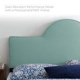 Dawn Full/Queen Performance Velvet Headboard Mint MOD-6303-MIN