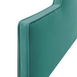 Dawn Full/Queen Performance Velvet Headboard Teal MOD-6303-TEA