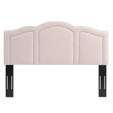 Cecilia King/California King Performance Velvet Headboard Pink MOD-6310-PNK