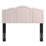 Cecilia King/California King Performance Velvet Headboard Pink MOD-6310-PNK