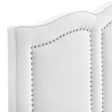 Cecilia King/California King Performance Velvet Headboard White MOD-6310-WHI