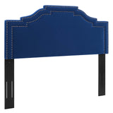 Lucia Full/Queen Performance Velvet Headboard Navy MOD-6312-NAV